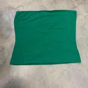 Green tube top